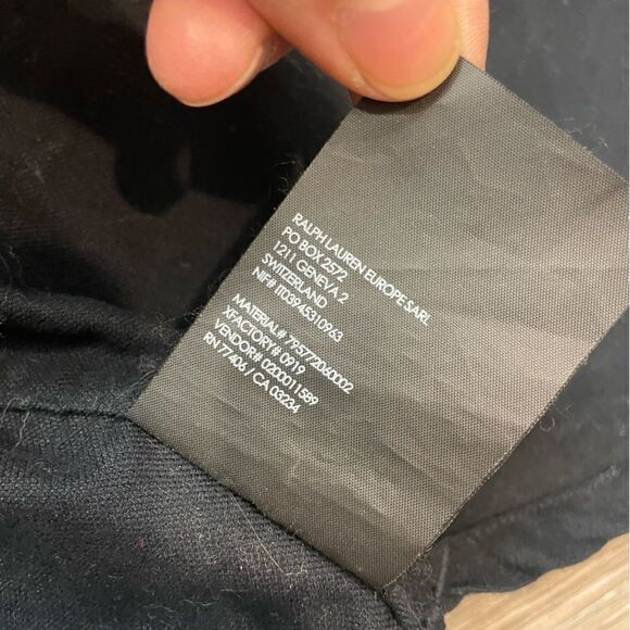 Club Monaco Flannel Cotton Blend Black Stand Color Casual Button Down Shirt - Picture 4 of 6